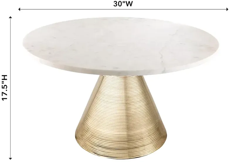 TOV Furniture Tempo Marble Coffee Table