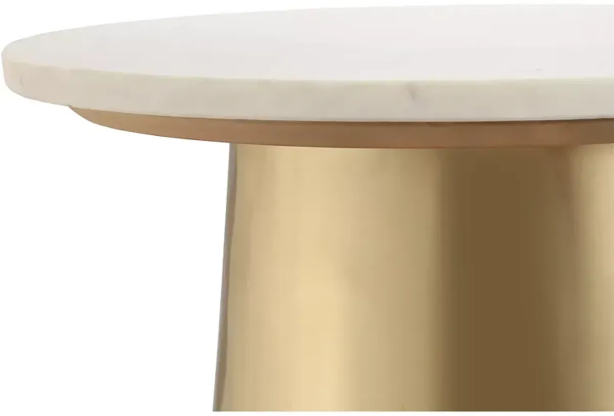 TOV Furniture Bleeker Marble Side Table