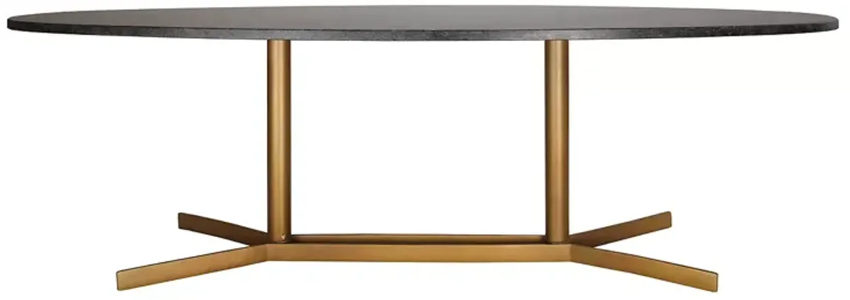 TOV Furniture Gemma Black Marble Coffee Table