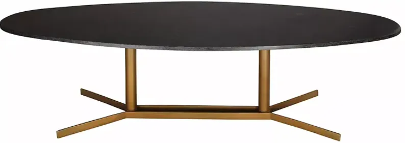 TOV Furniture Gemma Black Marble Coffee Table