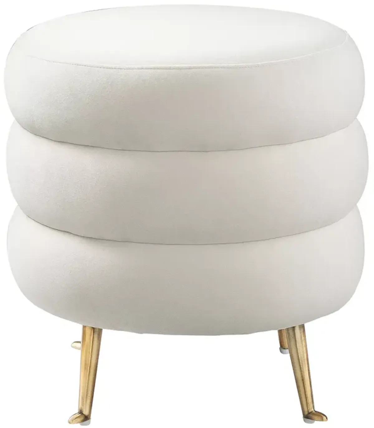 TOV Furniture Ladder Velvet Ottoman