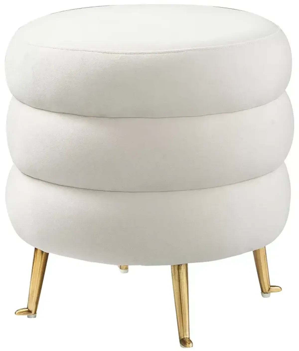 TOV Furniture Ladder Velvet Ottoman