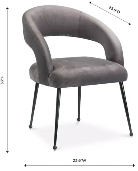 TOV Furniture Rocco Velvet Dining Chair