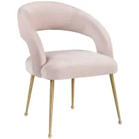 TOV Furniture Rocco Blush Velvet Dining Chair