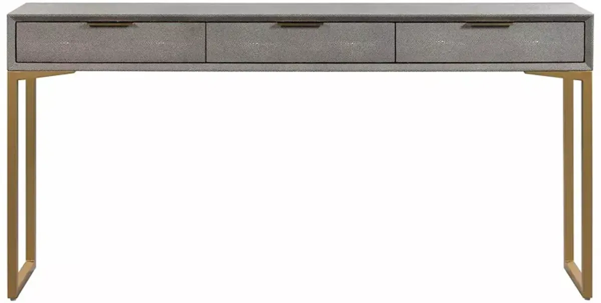 TOV Furniture Pesce Shagreen Console Table