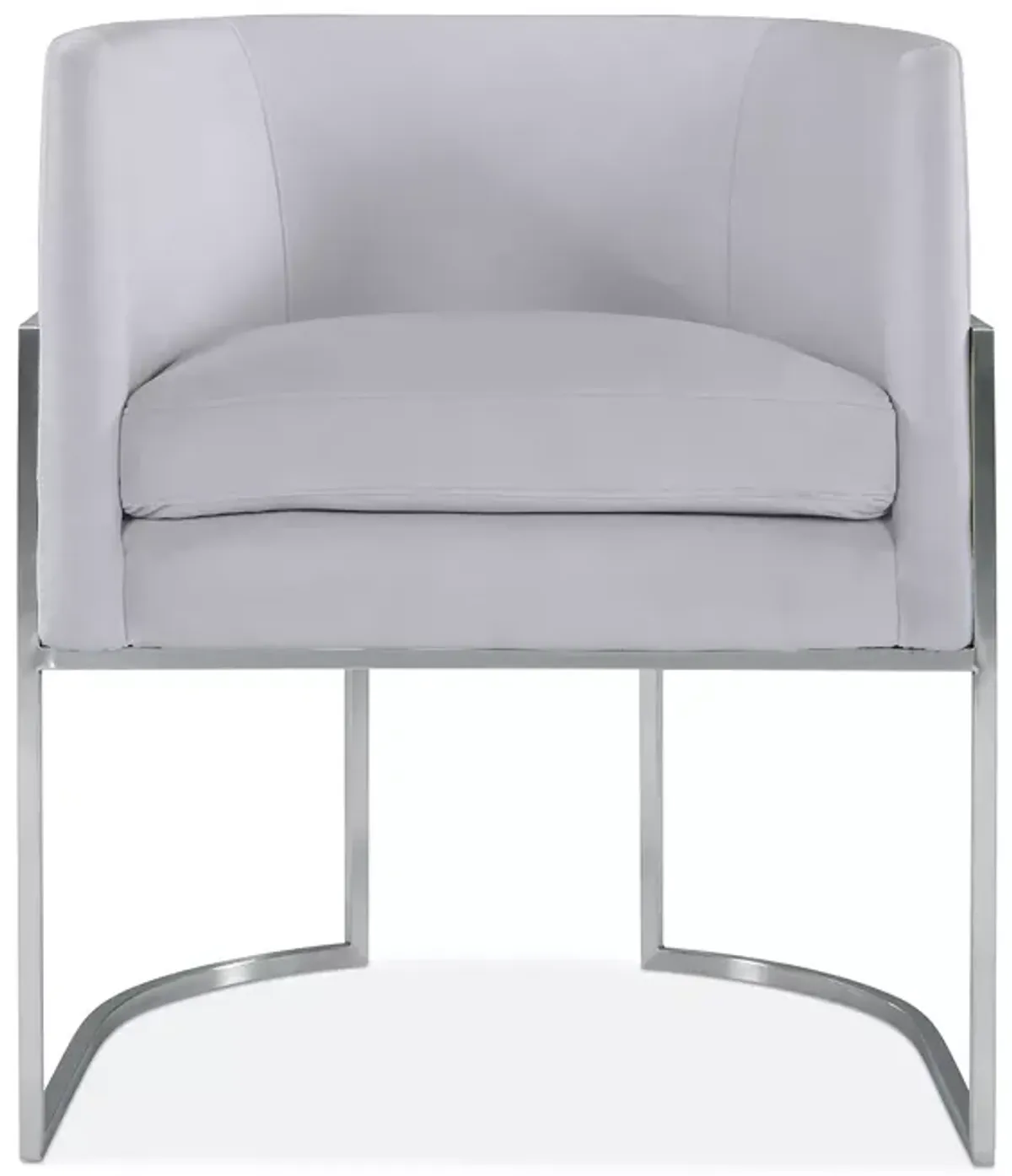 TOV Furniture Giselle Velvet Dining Chair with Silver Tone Legs