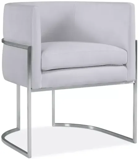 TOV Furniture Giselle Velvet Dining Chair with Silver Tone Legs