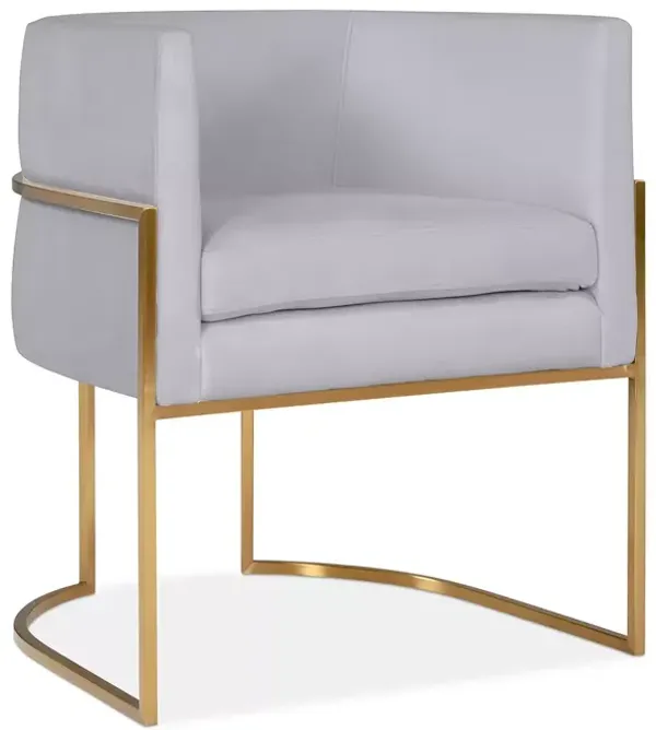 TOV Furniture Giselle Velvet Dining Chair with Gold Tone Legs