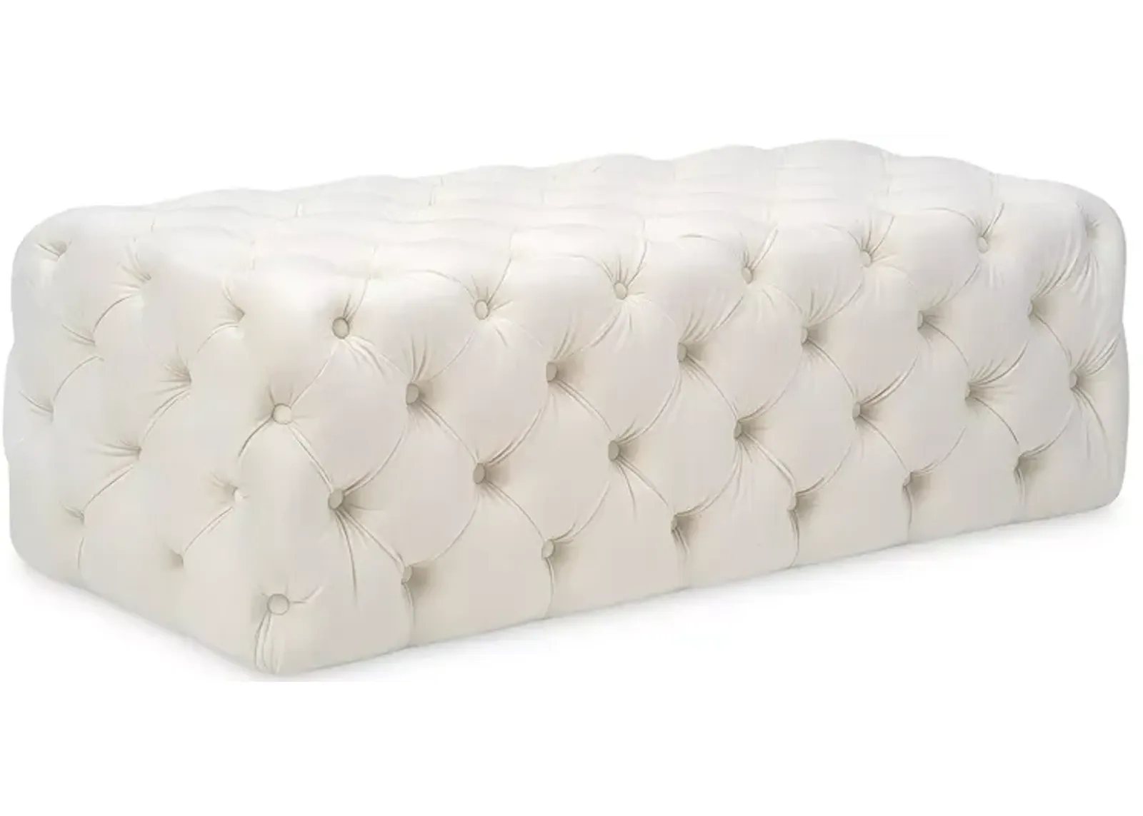 TOV Furniture Kaylee Velvet Ottoman