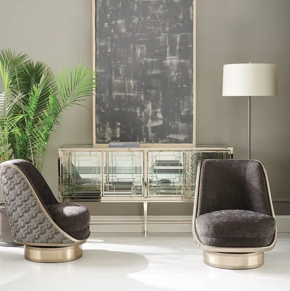 Caracole Go For A Spin Accent Chair