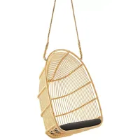 Sika Design Renoir Outdoor Hanging Swing Chair with Sunbrella Sailcloth Shade Cushion