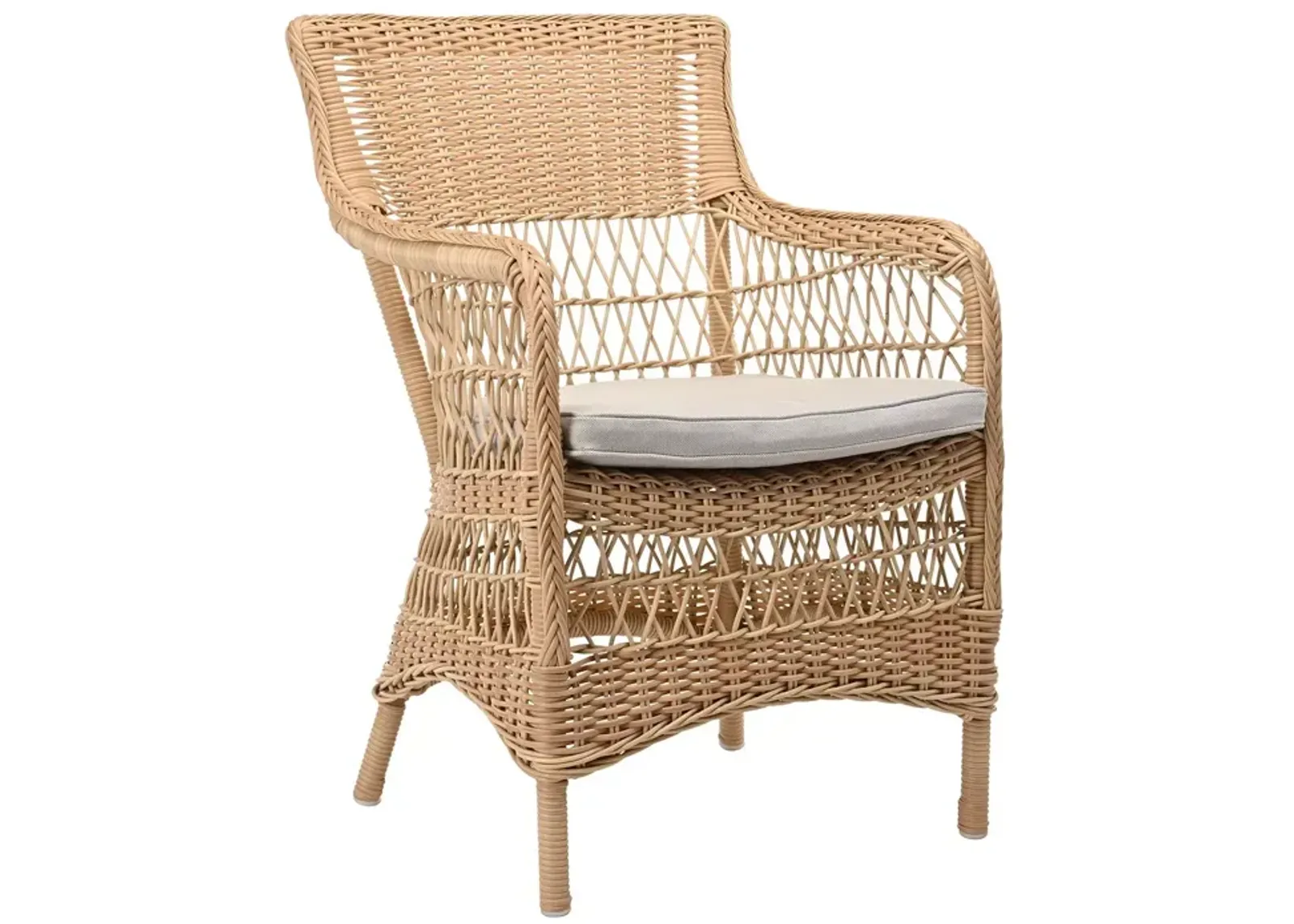 Sika Design Marie Natural Armchair with Seagull Cushion