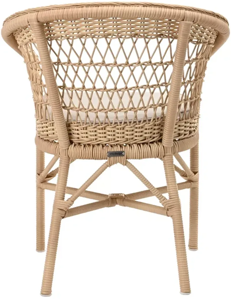 Sika Design Emma Natural Dining Chair with Seagull Cushion