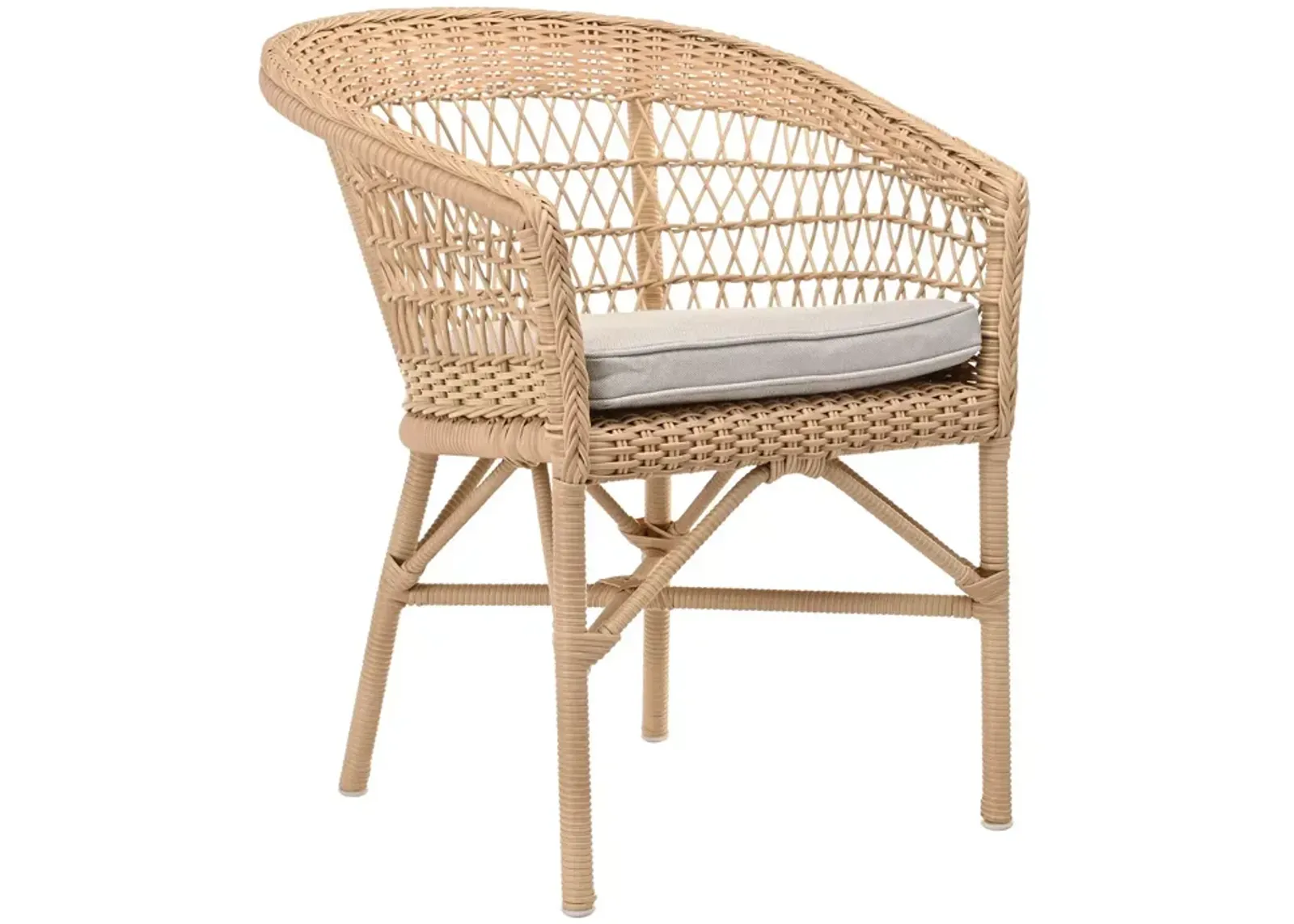 Sika Design Emma Natural Dining Chair with Seagull Cushion