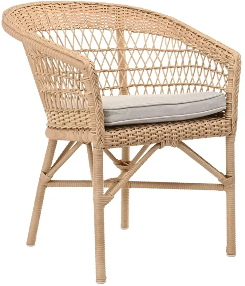 Sika Design Emma Natural Dining Chair with Seagull Cushion