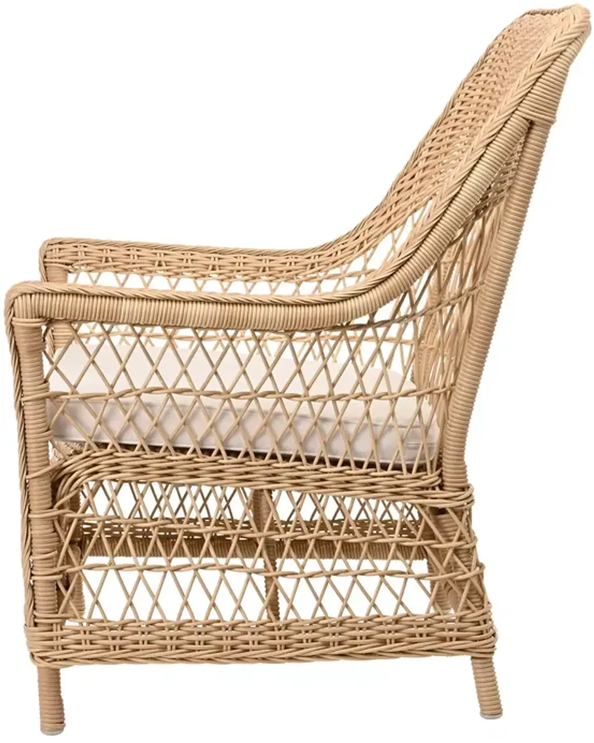 Sika Design Dawn Natural Chair with Snow White Cushion