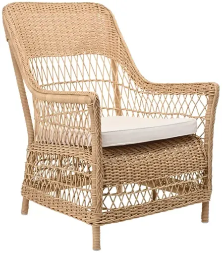 Sika Design Dawn Natural Chair with Snow White Cushion
