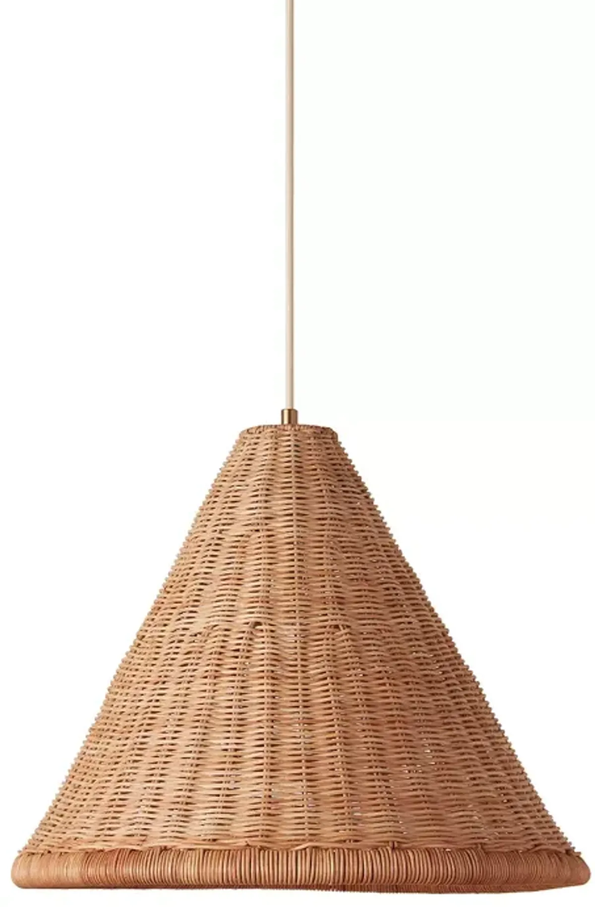 Woven Kasbah Rattan Tall Pendant