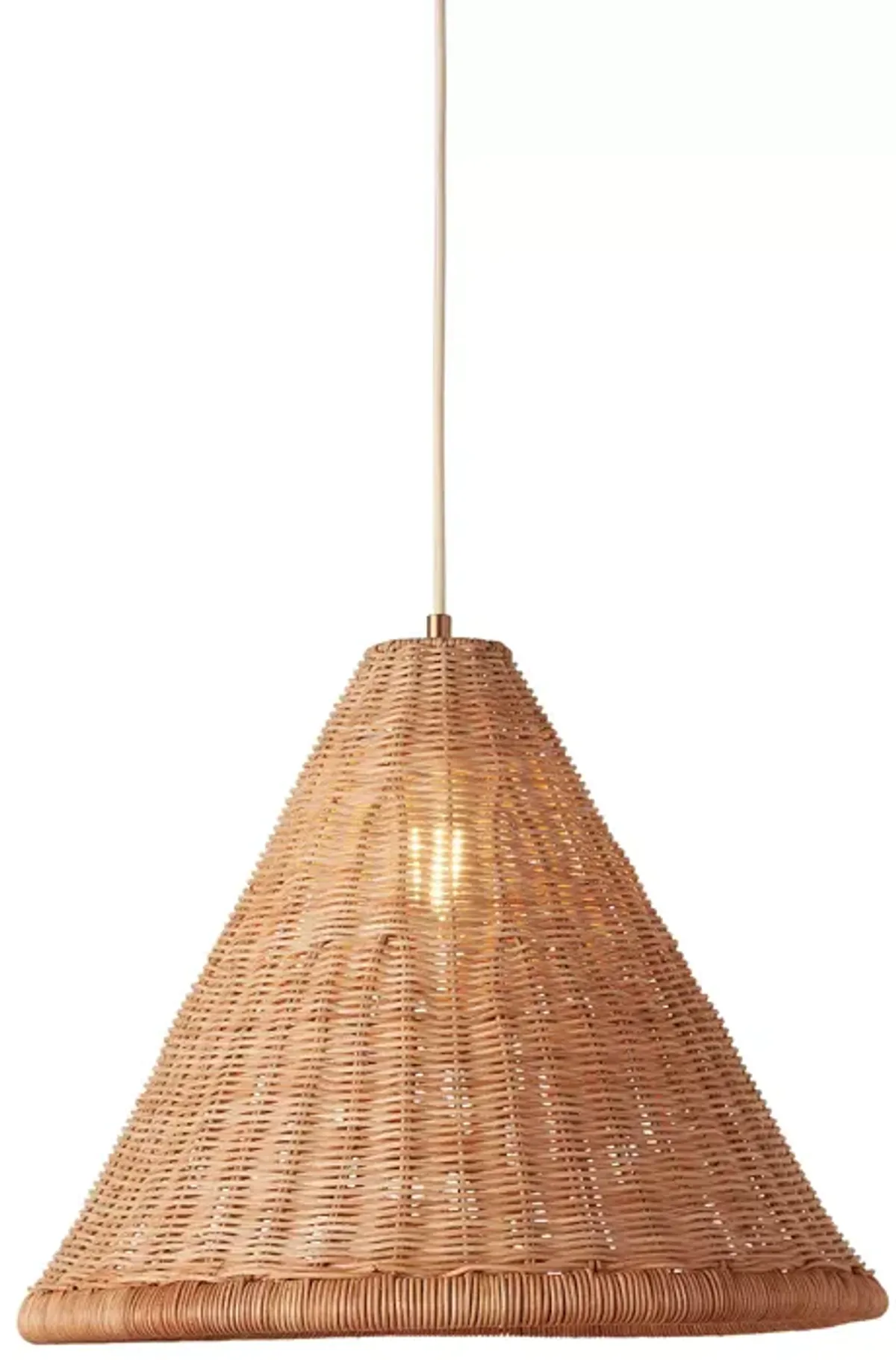 Woven Kasbah Rattan Tall Pendant