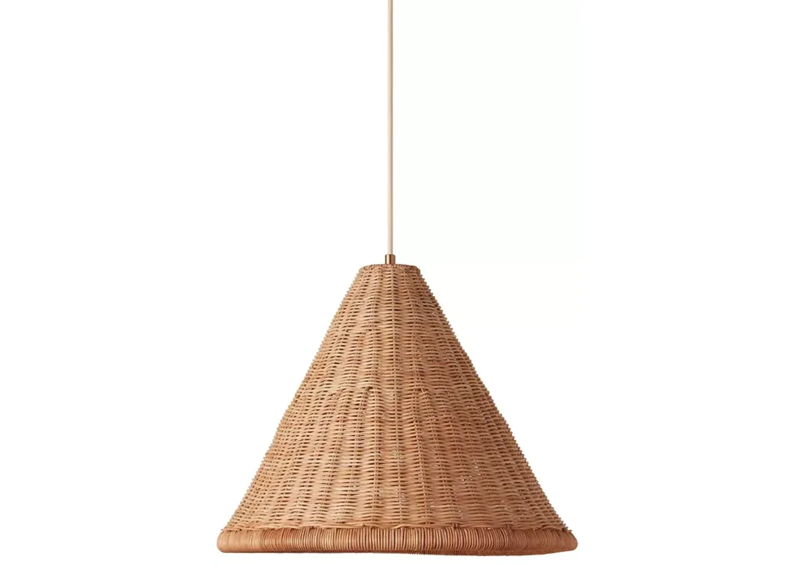 Woven Kasbah Rattan Tall Pendant