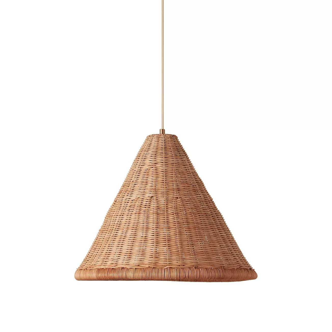 Woven Kasbah Rattan Tall Pendant