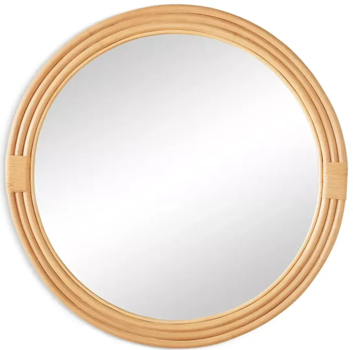 Woven Pelicano Large Round Mirror