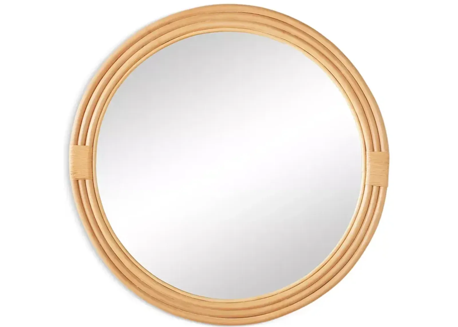 Woven Pelicano Large Round Mirror