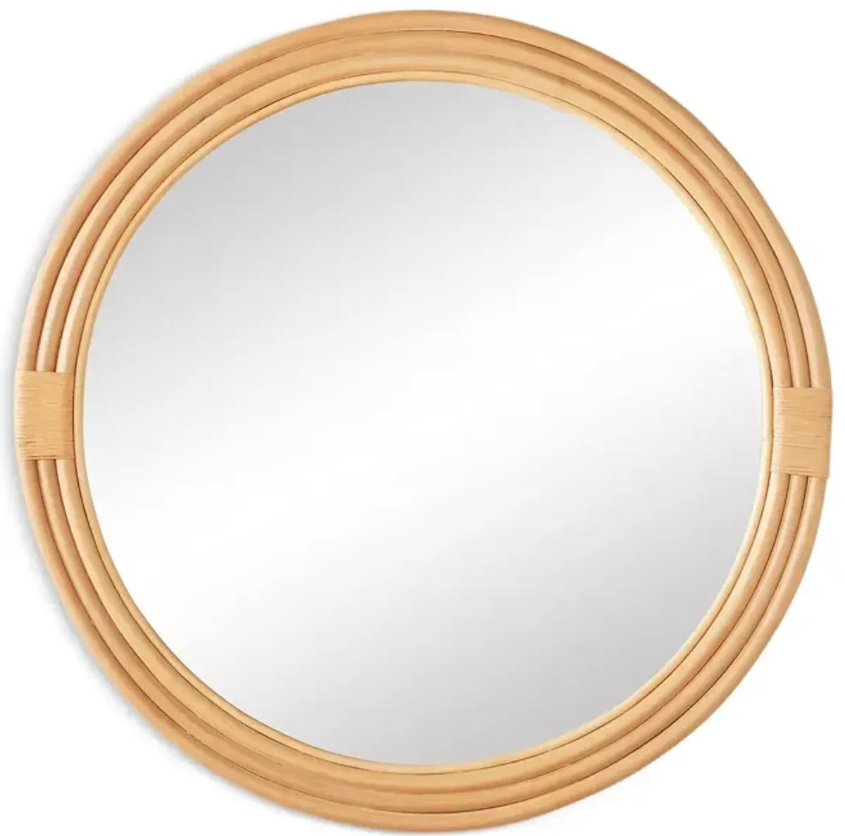 Woven Pelicano Large Round Mirror