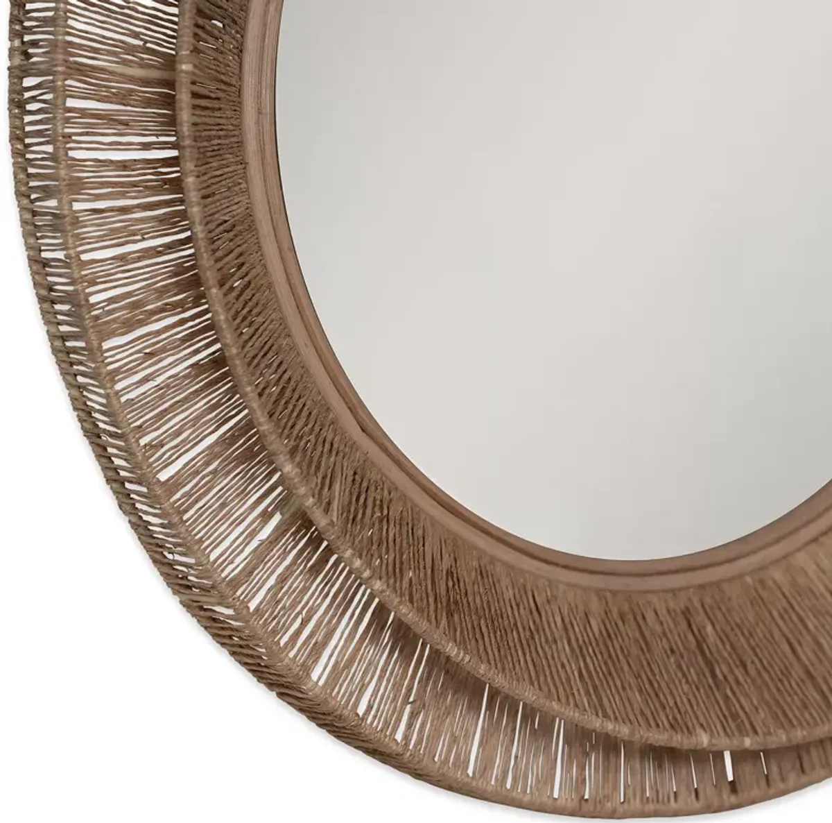 Woven Collins Small Jute Mirror