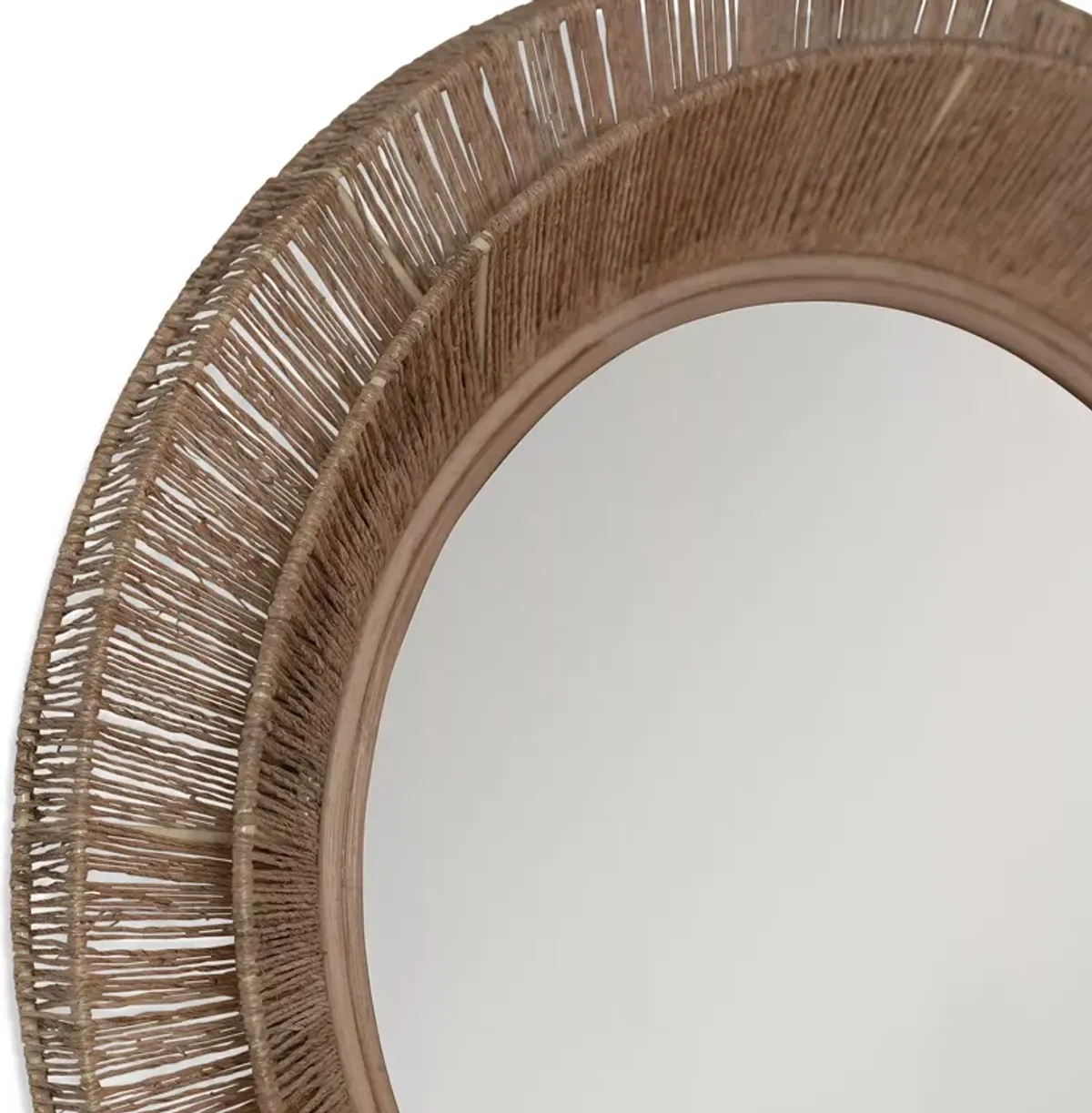 Woven Collins Small Jute Mirror