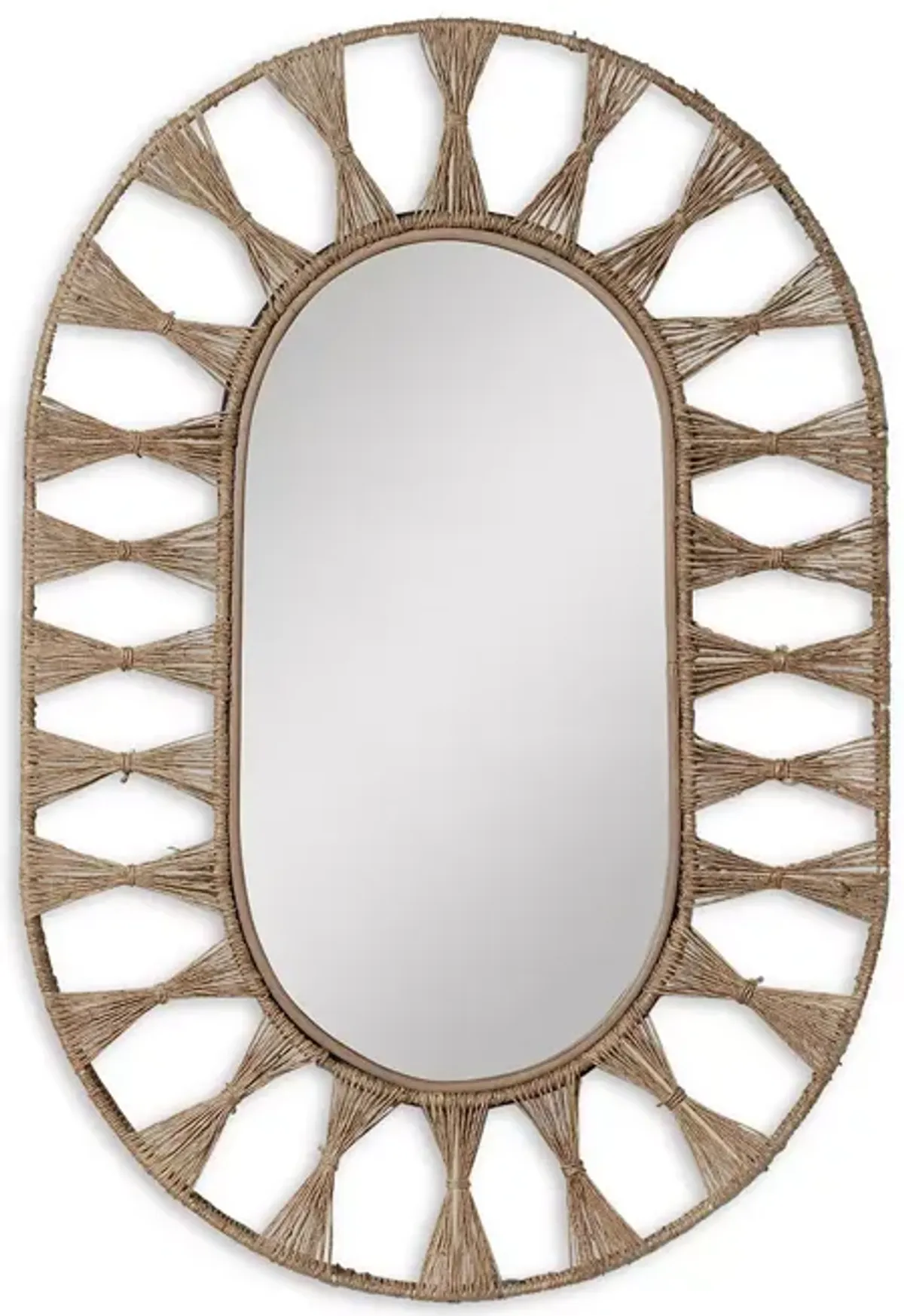 Woven Ojai Oval Mirror 