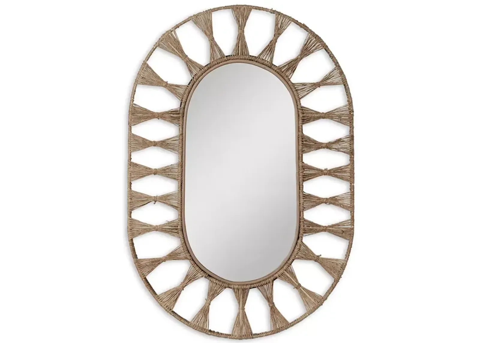 Woven Ojai Oval Mirror 