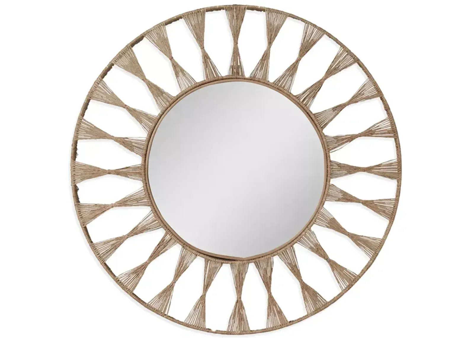 Woven Ojai Round Mirror