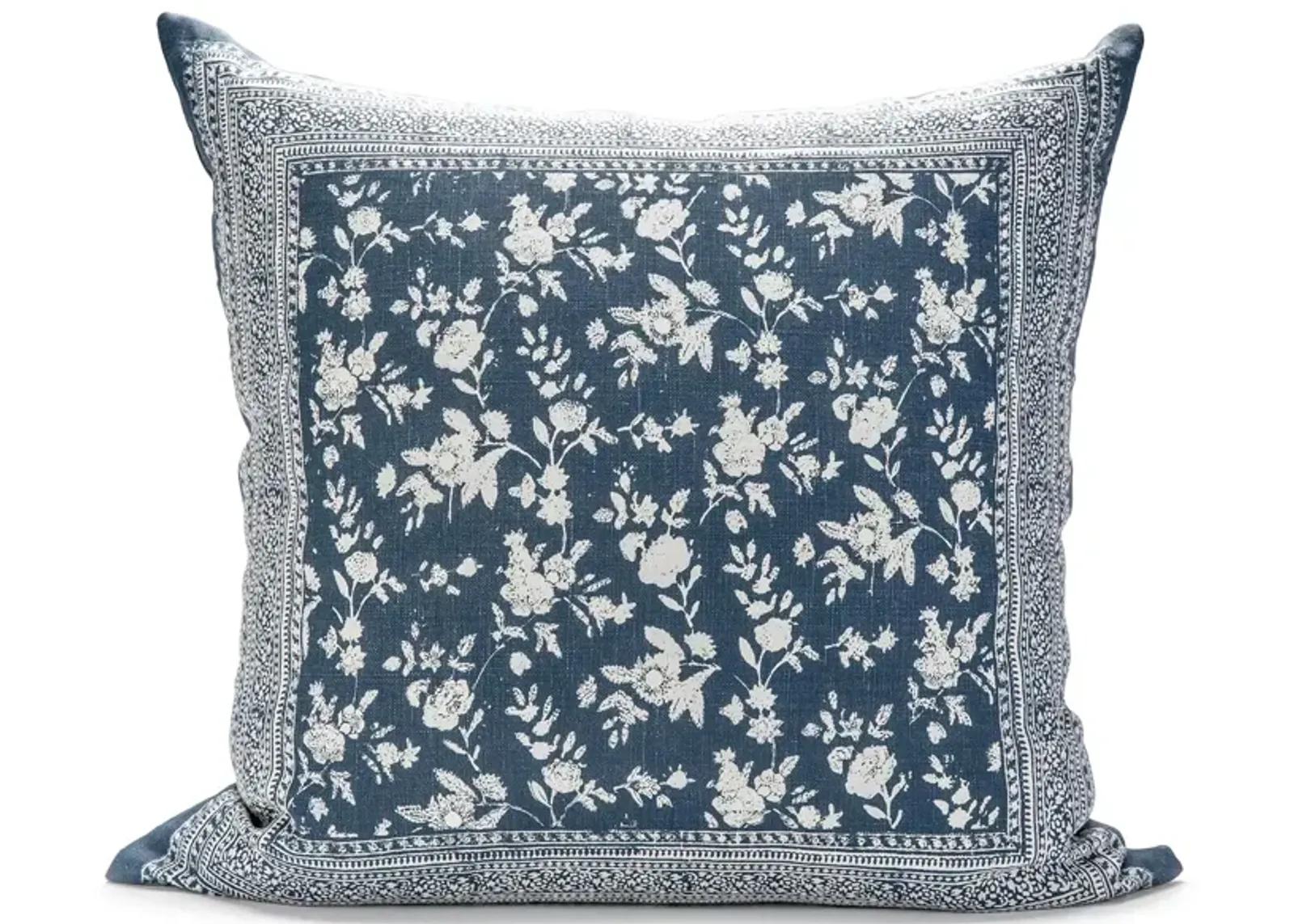 Sugar Feather Sari Decorative Pillow, 22" x 22"