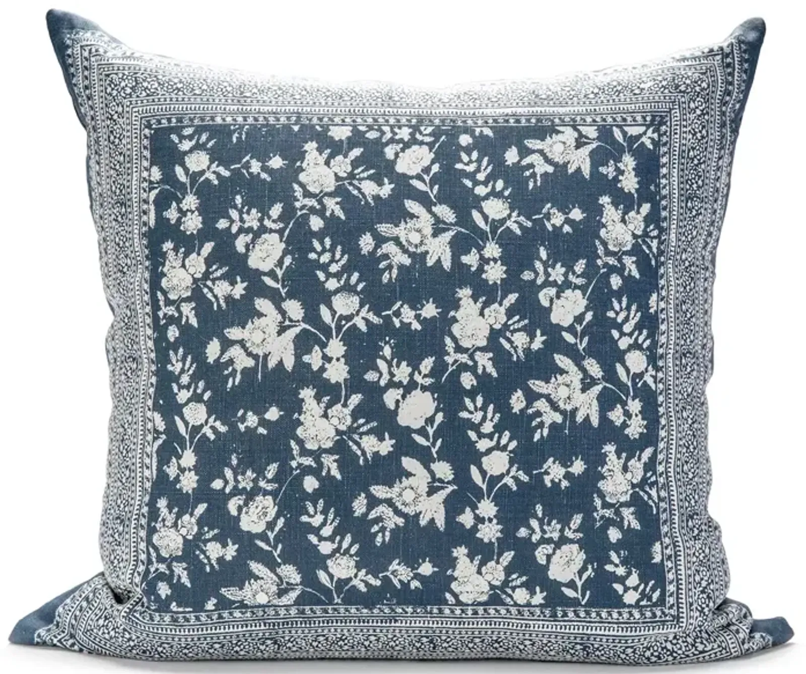 Sugar Feather Sari Decorative Pillow, 22" x 22"