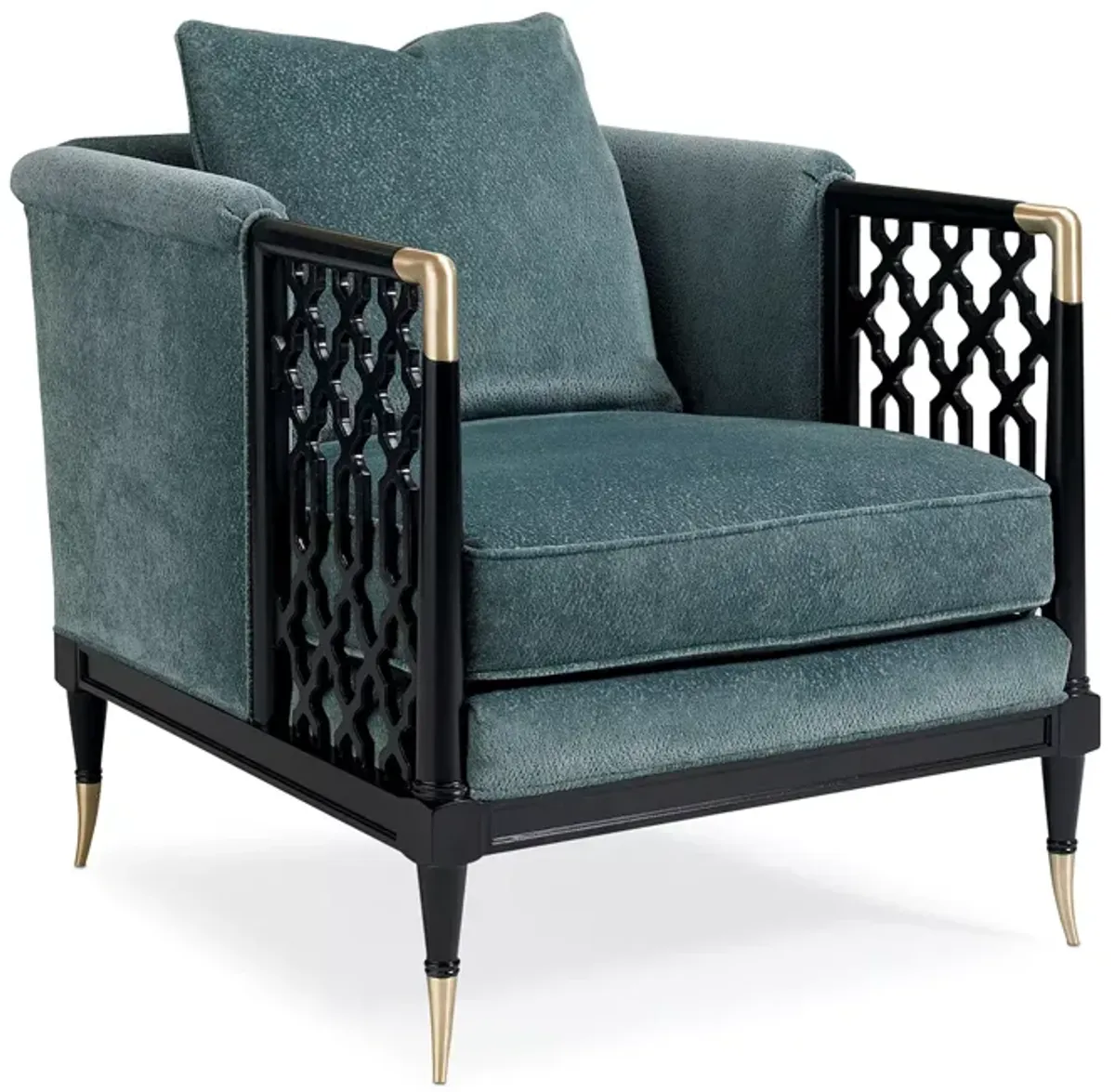 Caracole Lattice Entertain You Accent Chair