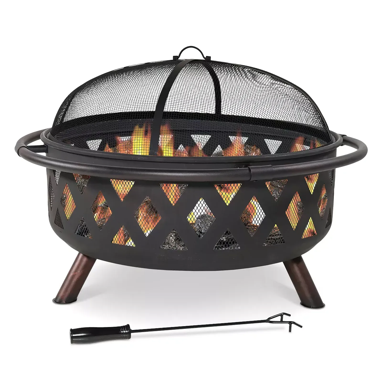 Sunnydaze Decor Crossweave Fire Pit