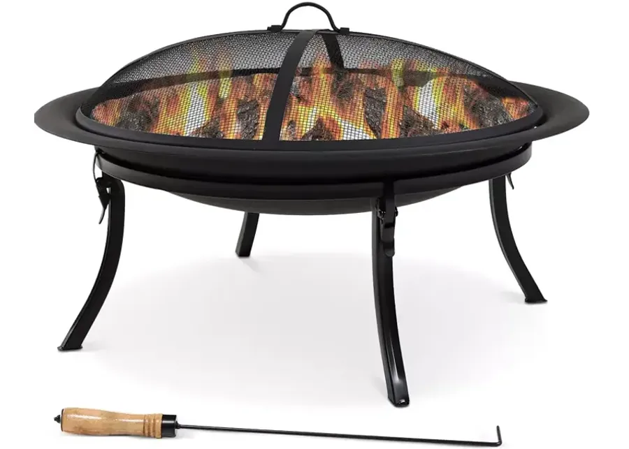 Sunnydaze Decor Portable Folding Fire Pit