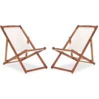 SAFAVIEH Loren Outdoor Sling Chair, Set of 2