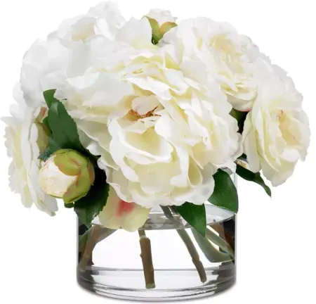 Diane James Home Camellia & Peony Faux Floral Bouquet