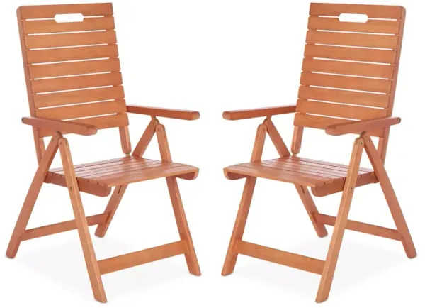 SAFAVIEH Rence Outdoor Folding Chair, Set of 2
