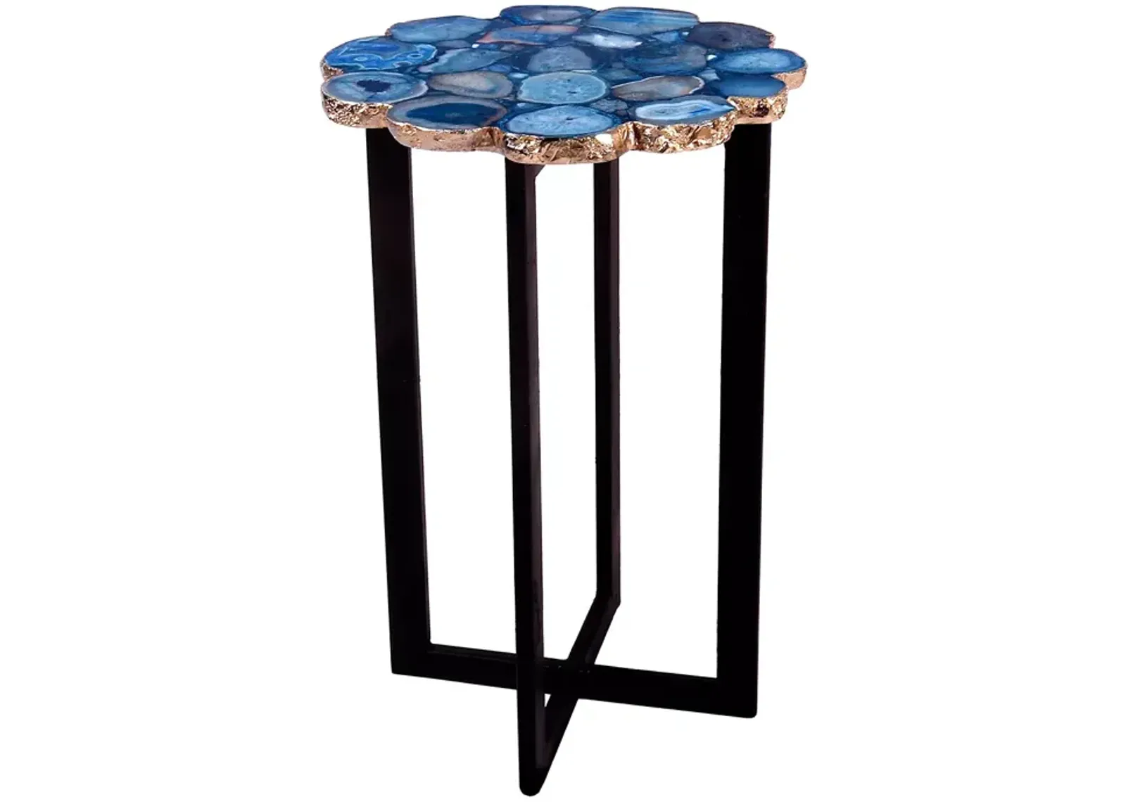 Azul Agate Accent Table