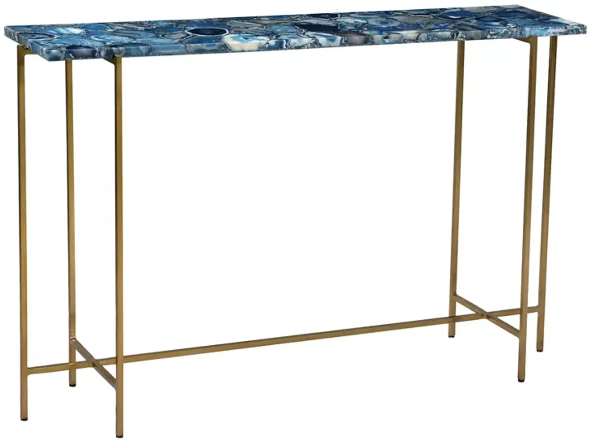 Blue Agate Console Table