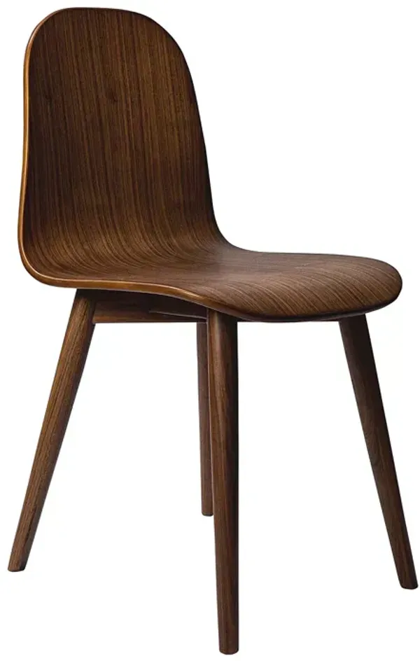 MOE'S HOME COLLECTION Lissi Walnut Dining Chair