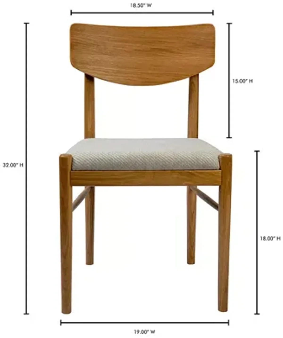 MOE'S HOME COLLECTION Poe Dining Chair