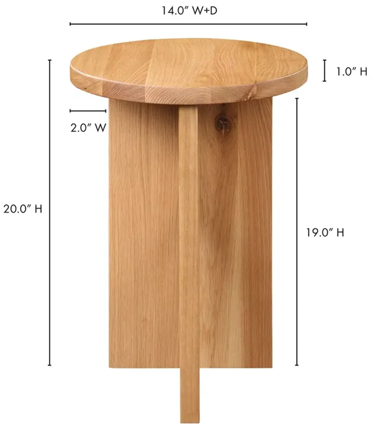 MOE'S HOME COLLECTION Grace Accent Table