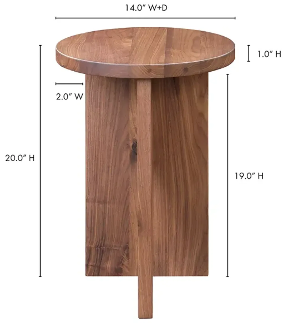 MOE'S HOME COLLECTION Grace Accent Table 