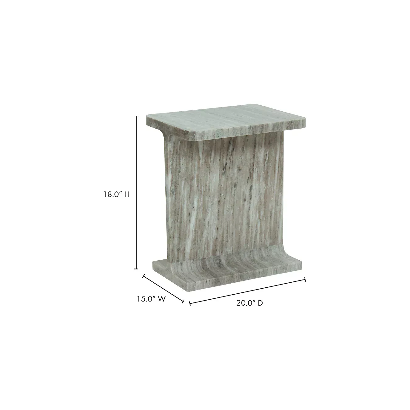 MOE'S HOME COLLECTION Tullia Accent Table 