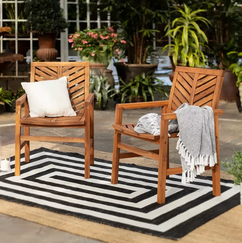 Sparrow & Wren Harbor Outdoor Patio Chairs, Set of 2