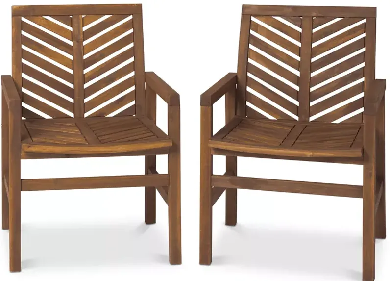 Sparrow & Wren Harbor Outdoor Patio Chairs, Set of 2
